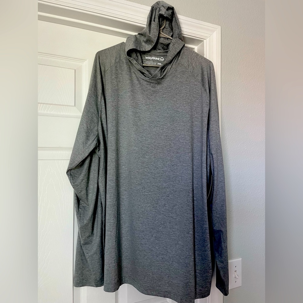 MENS LIGHTWEIGHT LONG SLEEVE HOODIE XXL